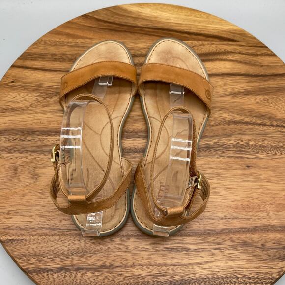 Born Sandals Womens Size 9 M Brown Leather Casual Comfort Walking Shoes - Picture 5 of 9